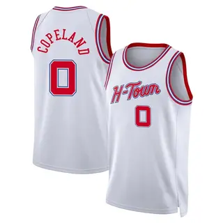 Men's Quadir Copeland Houston Rockets White 2025/26 City Edition Jersey - Swingman