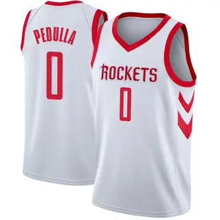 Men's Sean Pedulla Houston Rockets White Jersey - Association Edition - Swingman