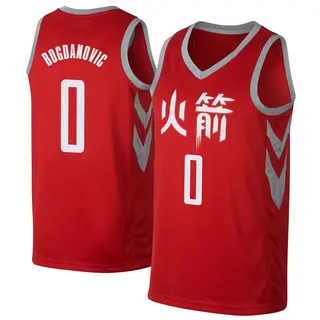 Youth Bogdan Bogdanovic Houston Rockets Red Jersey - City Edition - Swingman
